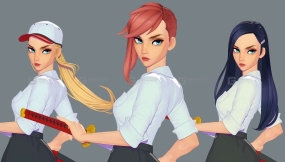 ZBrush卡通发型制作教程 Creating Stylized Hairstyles Using Zbrush