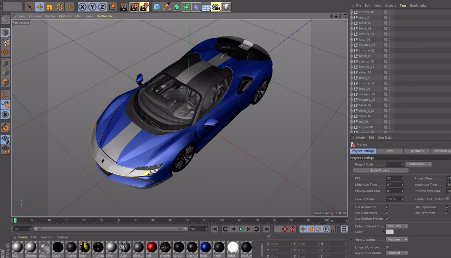 法拉利SF90 Spider 2021 3D 模型1.avif