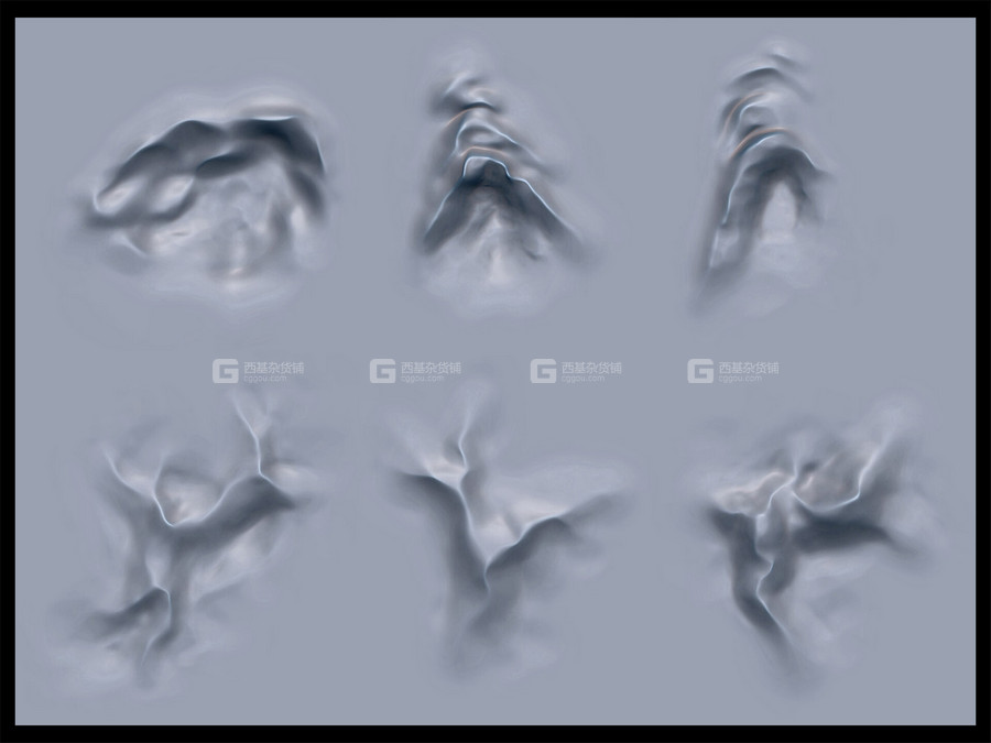 ZBrush金属凹痕笔刷预设 Artstation – Metal Dents Part 2 Brushes for Zbrush_00003.jpg