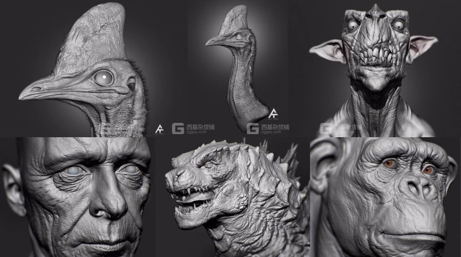 09-人物皮肤材质贴图 Flippednormals – Skin Kit_23.avif