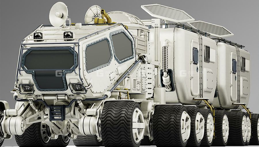科幻火星运输车3D模型 Mars Transport Rover 3D model_08.jpg