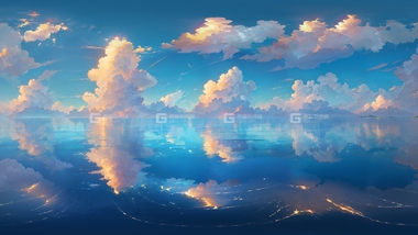 15组卡通动漫天空HDR贴图素材 Anime Sky HDRI PlusFM.jpg