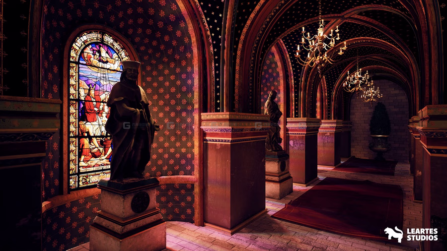 巴洛克式大教堂环境  Baroque Cathedral Environment_44.avif