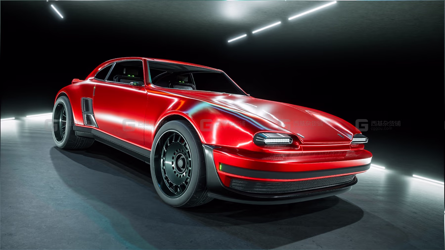 可驾驶科幻赛博汽车  SciFi Cyber Car 2_20.avif