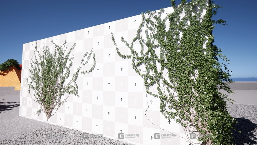 自动生长藤蔓插件 Crazy Ivy Procedural Ivy & Vine Generator Plug-in - Auto Grow Plants In Editor_01.jpg